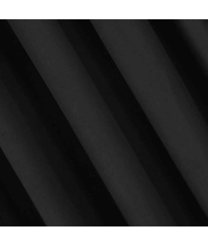 Zasłona welwetowa Sibel 140x270 czarna