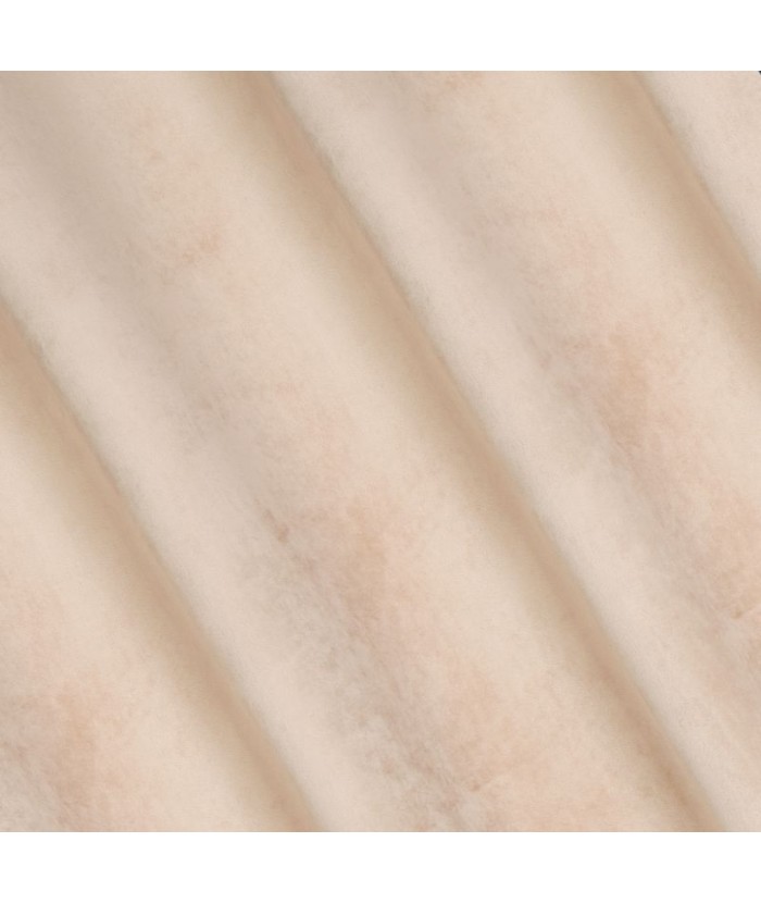 Zasłona welwetowa Hazel 140x250 beżowa/srebrna