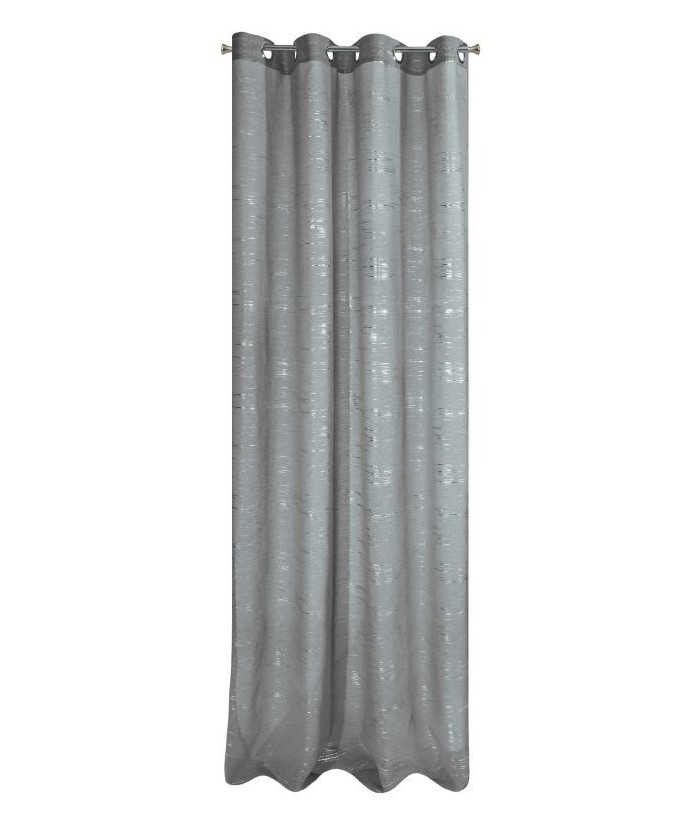 Zasłona Lyn 140x250 stalowa/srebrna