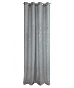 Zasłona Lyn 140x250 stalowa/srebrna