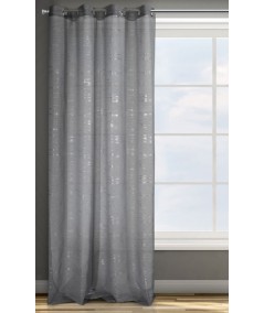 Zasłona Lyn 140x250 stalowa/srebrna