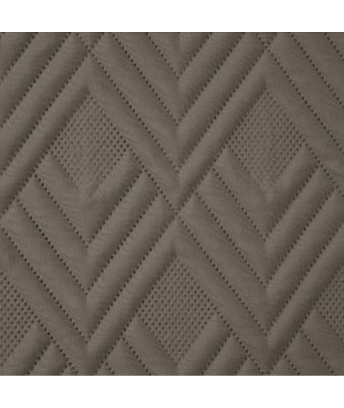 Narzuta mikrofibra Alara 1 230x260 ciemnobeżowa