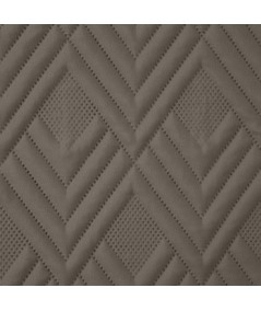Narzuta mikrofibra Alara 1 230x260 ciemnobeżowa