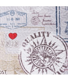 Narzuta z nadrukiem Londyn 170x210 kolorowa