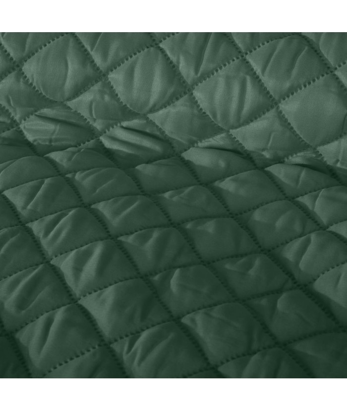 Narzuta mikrofibra Alara 3 70x160 ciemnozielona