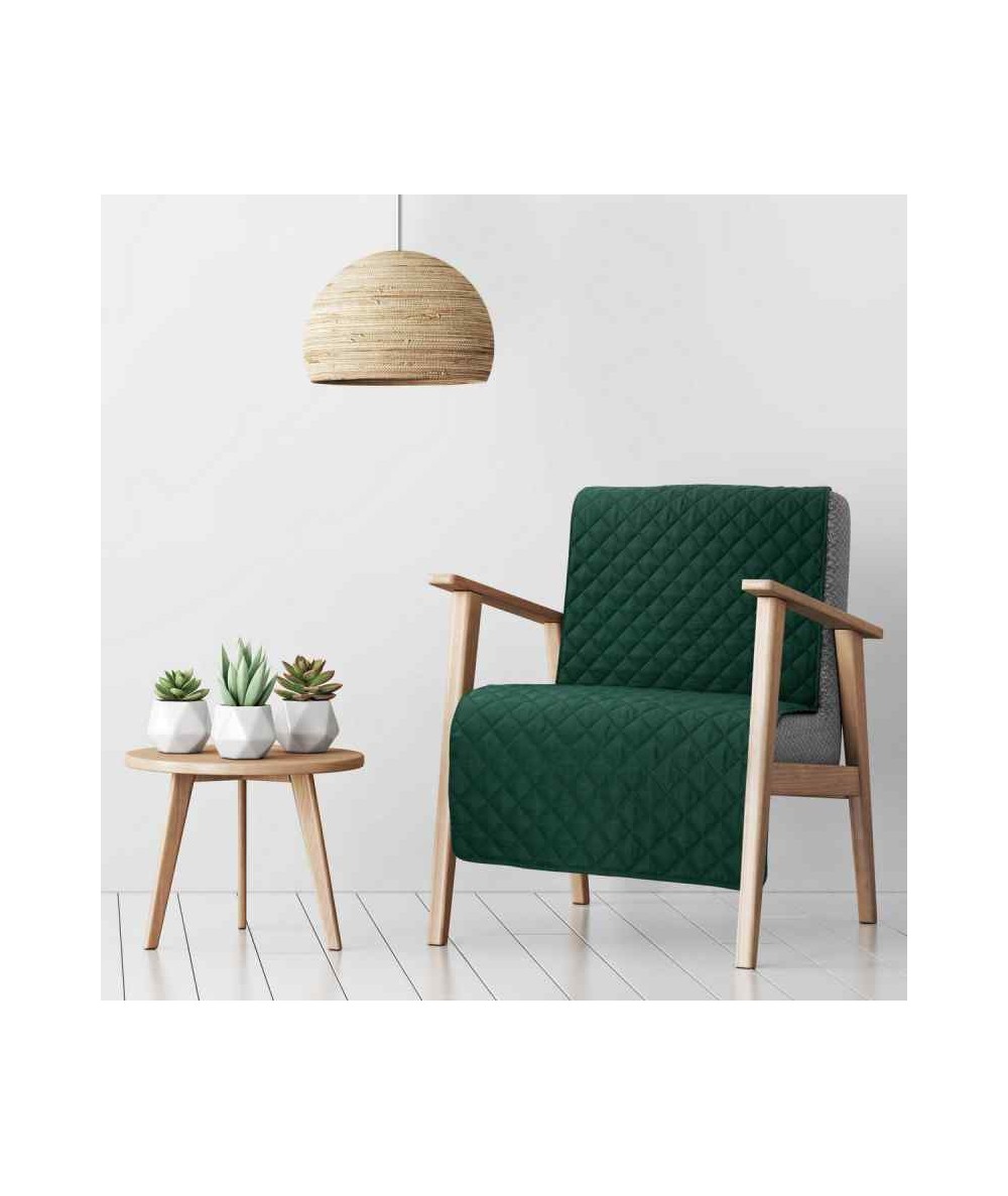 Narzuta mikrofibra Alara 3 70x160 ciemnozielona