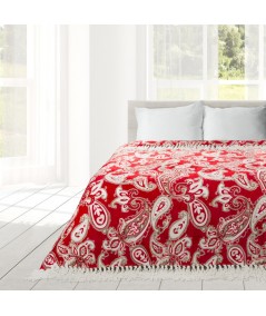 Koc pluszowy Lily 150x200 czerwony