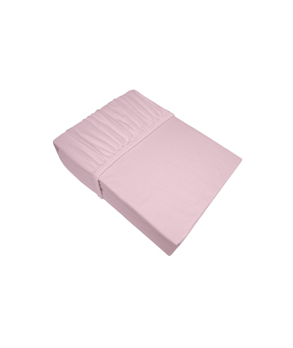 Prześcieradło bawełna jersey Frotex 180X200 z gumką pudrowe
