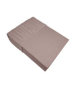 Prześcieradło bawełna jersey Frotex 140X200 z gumką cafe