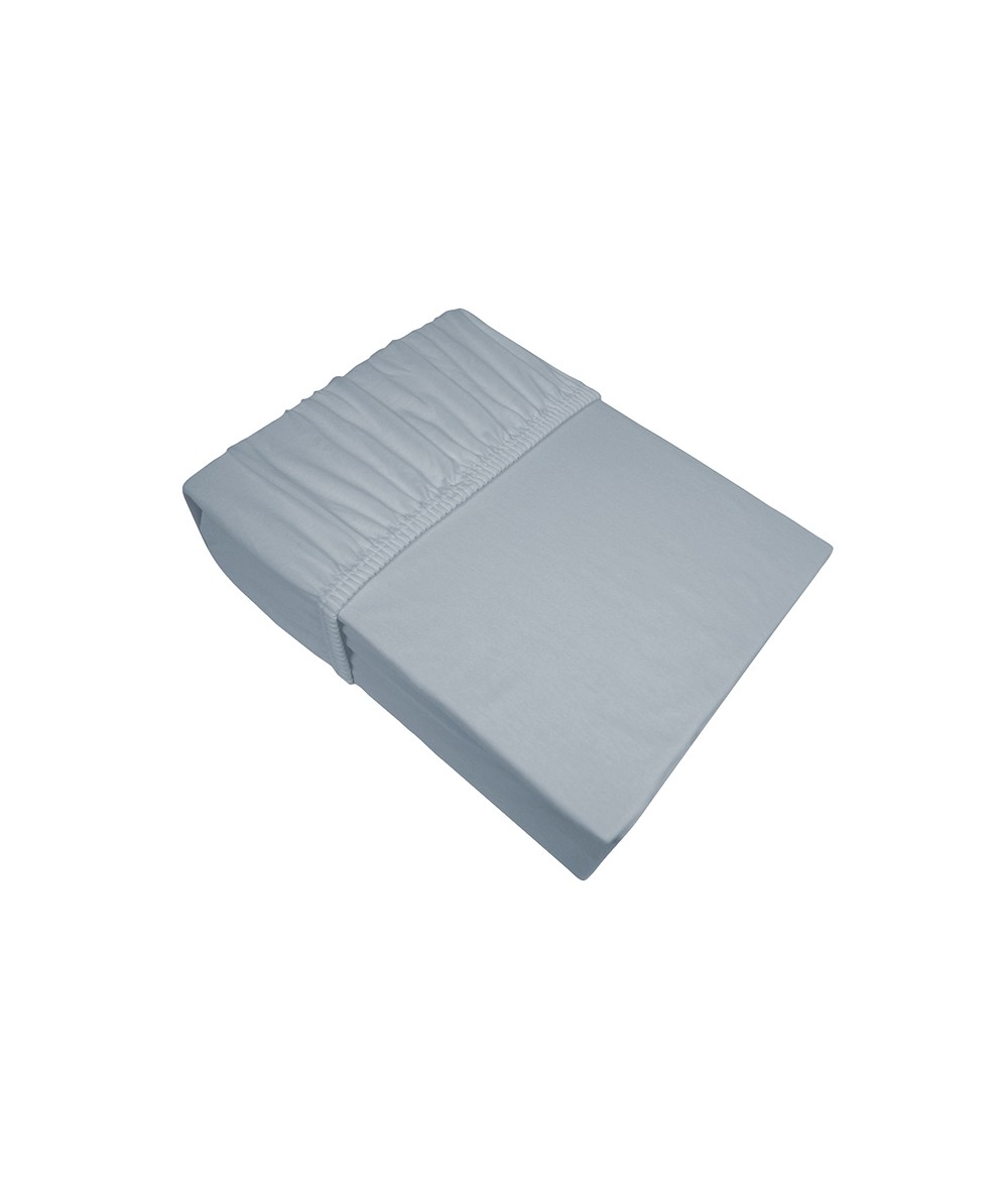 Prześcieradło bawełna jersey Frotex 200x220 z gumką popielate