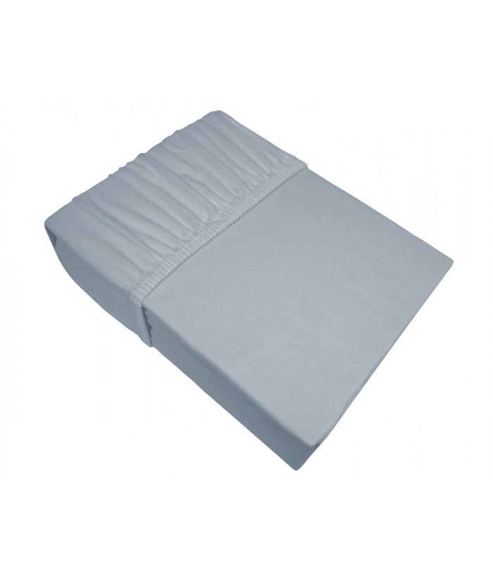 Prześcieradło bawełna jersey Frotex 160X200 z gumką popielate