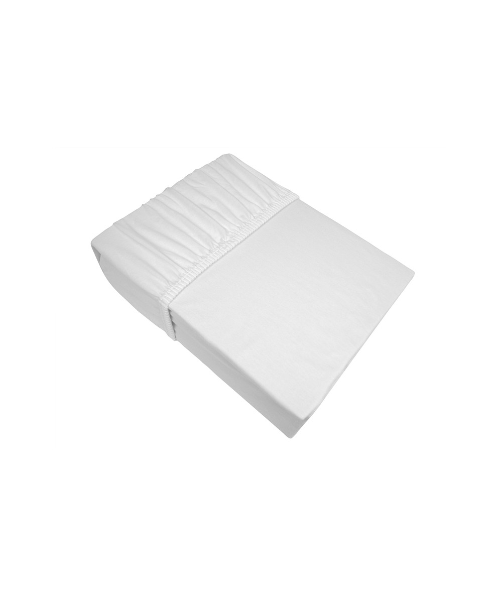 Prześcieradło bawełna jersey Frotex 180X200 z gumką białe