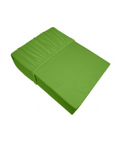 Prześcieradło bawełna jersey plus Bielbaw 200x220 z gumką limonkowe