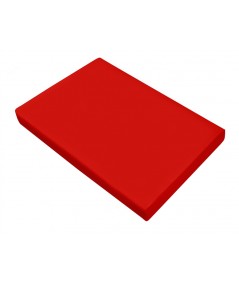 Prześcieradło satyna bawełniana 160x210 bez gumki czerwone