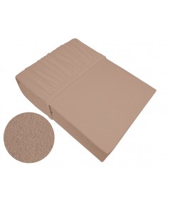 Prześcieradło bawełna frotte Frotex 140x200 z gumką beżowe