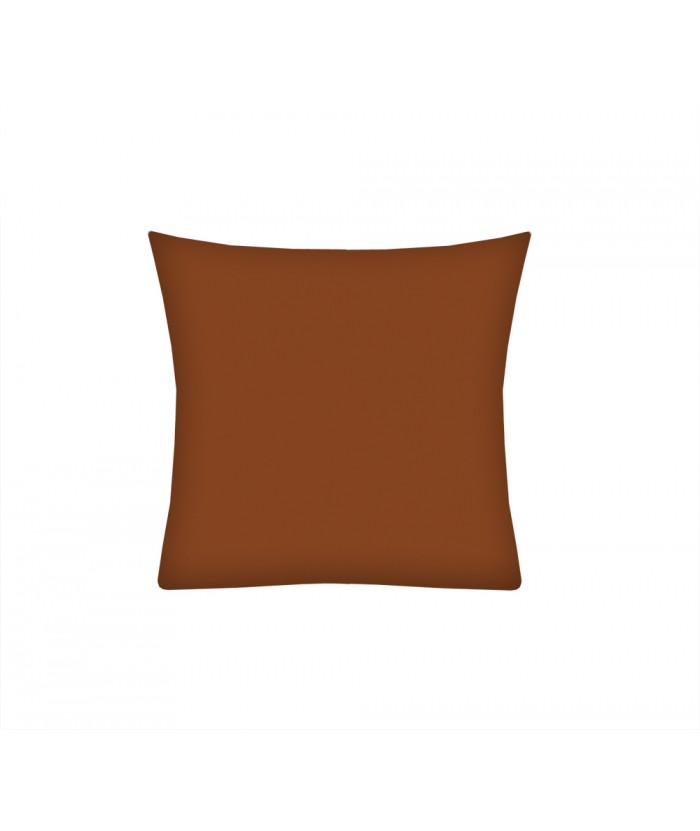 Poszewka jersey 40x40 brązowa
