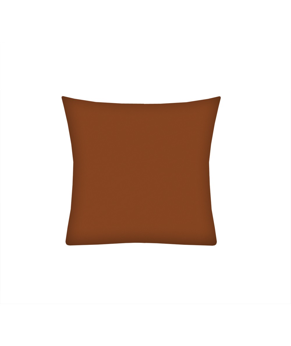 Poszewka jersey 40x40 brązowa