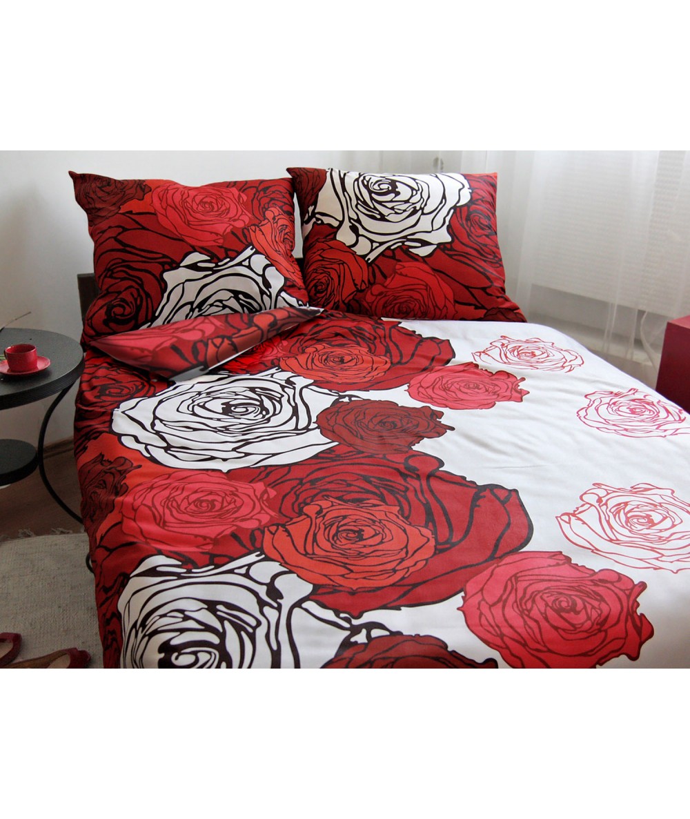 Pościel satyna bawełniana 160x200 + 2x70x80 18023/6 