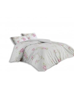 Pościel bawełniana Jasmine Pink 160x200 + 2x70x80