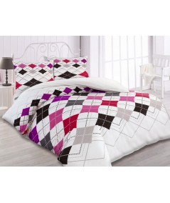 Pościel flanela bawełniana Flanellini 43-2 200x220 + 2x70x80 