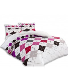 Pościel flanela bawełniana Flanellini 43-2 200x220 + 2x70x80 