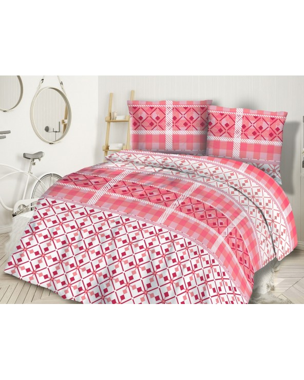 Pościel flanela bawełniana Flanellini 45-2 160x200 + 2x70x80 