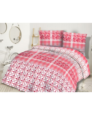 Pościel flanela bawełniana Flanellini 45-2 160x200 + 2x70x80 