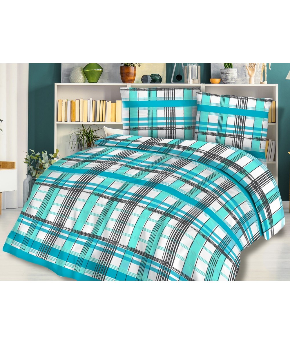 Pościel flanela bawełniana Flanellini 60-2 160x200 + 2x70x80 