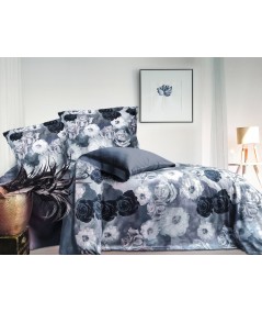 Pościel satyna bawełniana Aura 200x220 + 2x70x80 Luxury