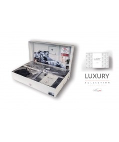 Pościel satyna bawełniana Aura 200x220 + 2x70x80 Luxury