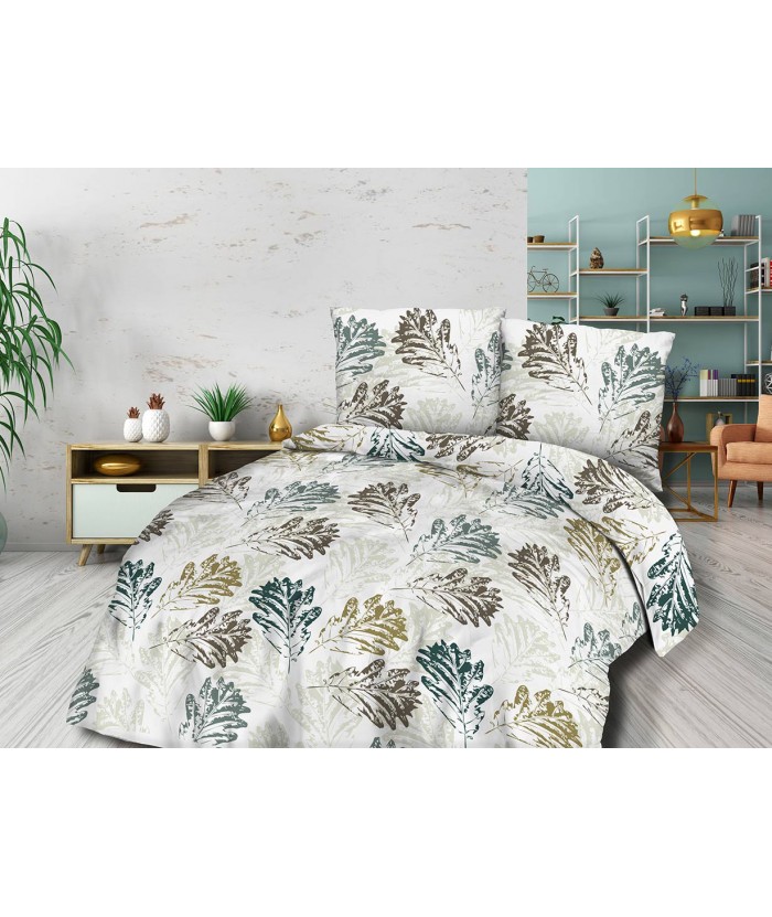 Pościel flanela bawełniana Flanellini 73-1 160x200 + 2x70x80 