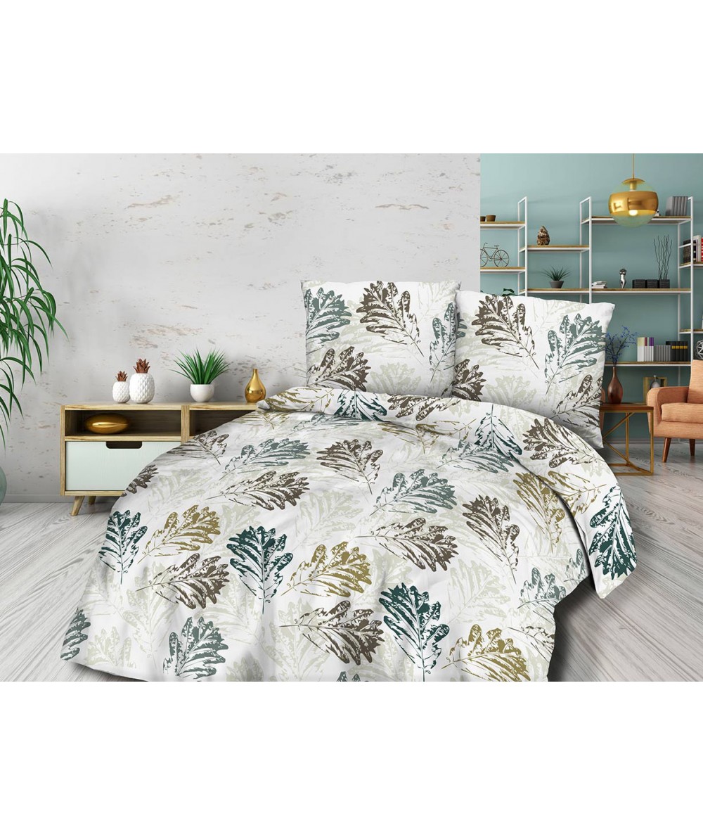 Pościel flanela bawełniana Flanellini 73-1 160x200 + 2x70x80 