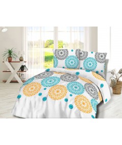 Pościel flanela bawełniana Flanellini 76-2 160x200 + 2x70x80 