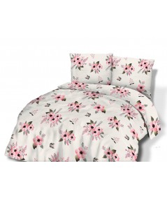 Pościel flanela bawełniana Flanellini 79-1 200x220 + 2x70x80 