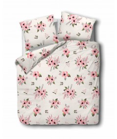 Pościel flanela bawełniana Flanellini 79-1 200x220 + 2x70x80 