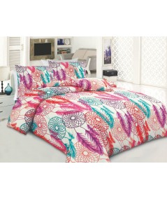 Pościel flanela bawełniana Flanellini 22-2 200x220 + 2x70x80 