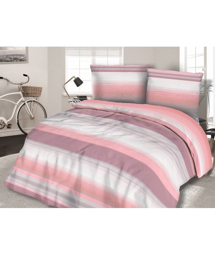 Pościel flanela bawełniana Flanellini 54-1 160x200 + 2x70x80 