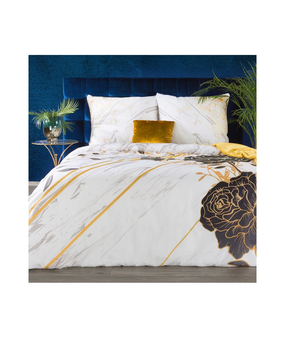 Pościel makosatyna bawełniana Eva Minge Roxane 160x200 + 2x 70x80