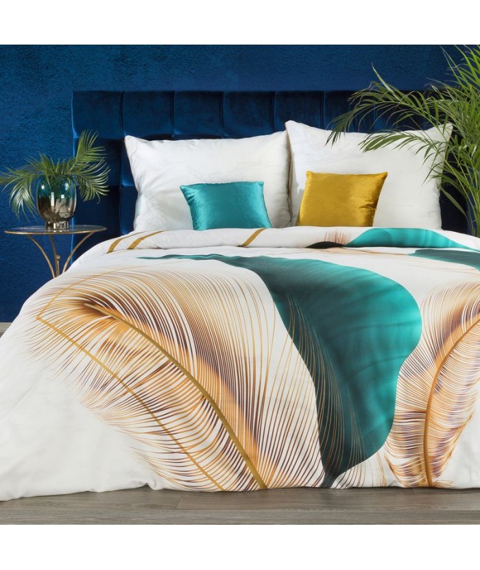 Pościel makosatyna bawełniana Eva Minge Valery 160x200 + 2x 70x80