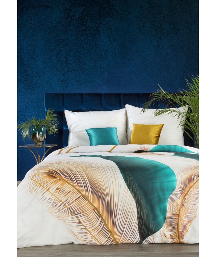 Pościel makosatyna bawełniana Eva Minge Valery 160x200 + 2x 70x80