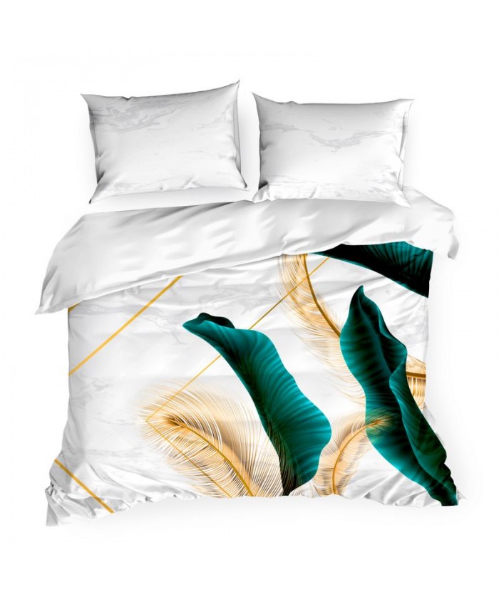 Pościel makosatyna bawełniana Eva Minge Valery 160x200 + 2x 70x80