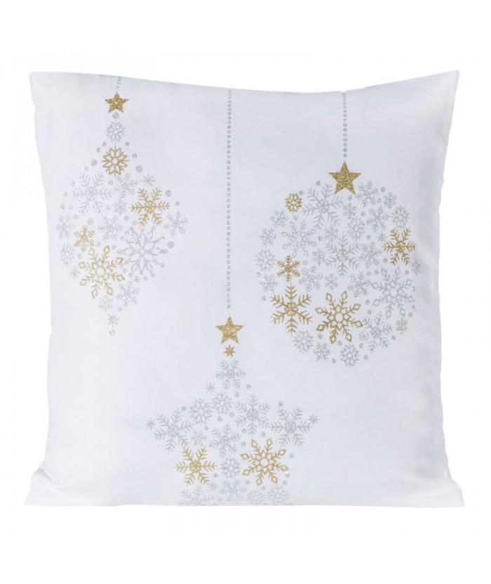 Poszewka Boże Narodzenie Aspazy 1 45x45 biała