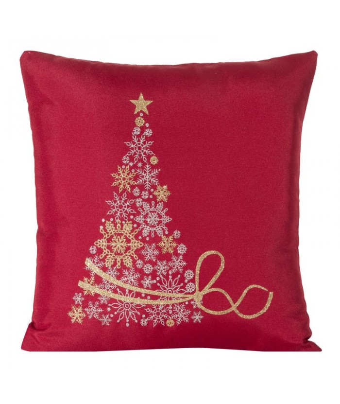 Poszewka Boże Narodzenie Aspazy 2 45x45 czerwona