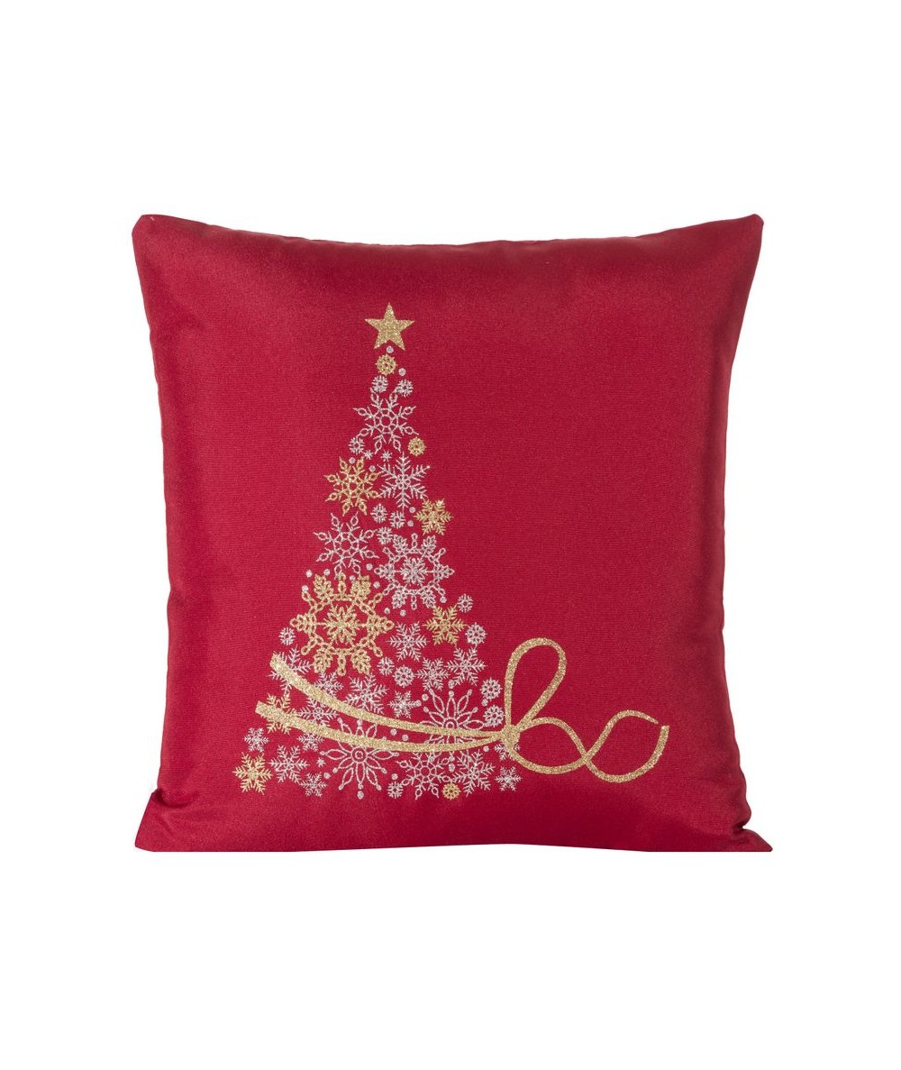 Poszewka Boże Narodzenie Aspazy 2 45x45 czerwona