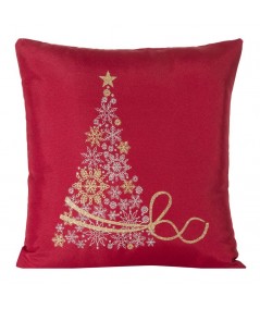 Poszewka Boże Narodzenie Aspazy 2 45x45 czerwona