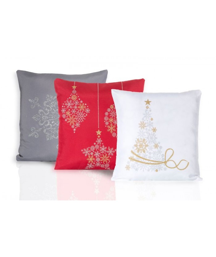 Poszewka Boże Narodzenie Aspazy 2 45x45 czerwona