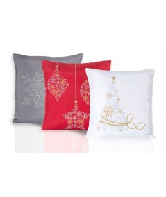 Poszewka Boże Narodzenie Aspazy 2 45x45 czerwona