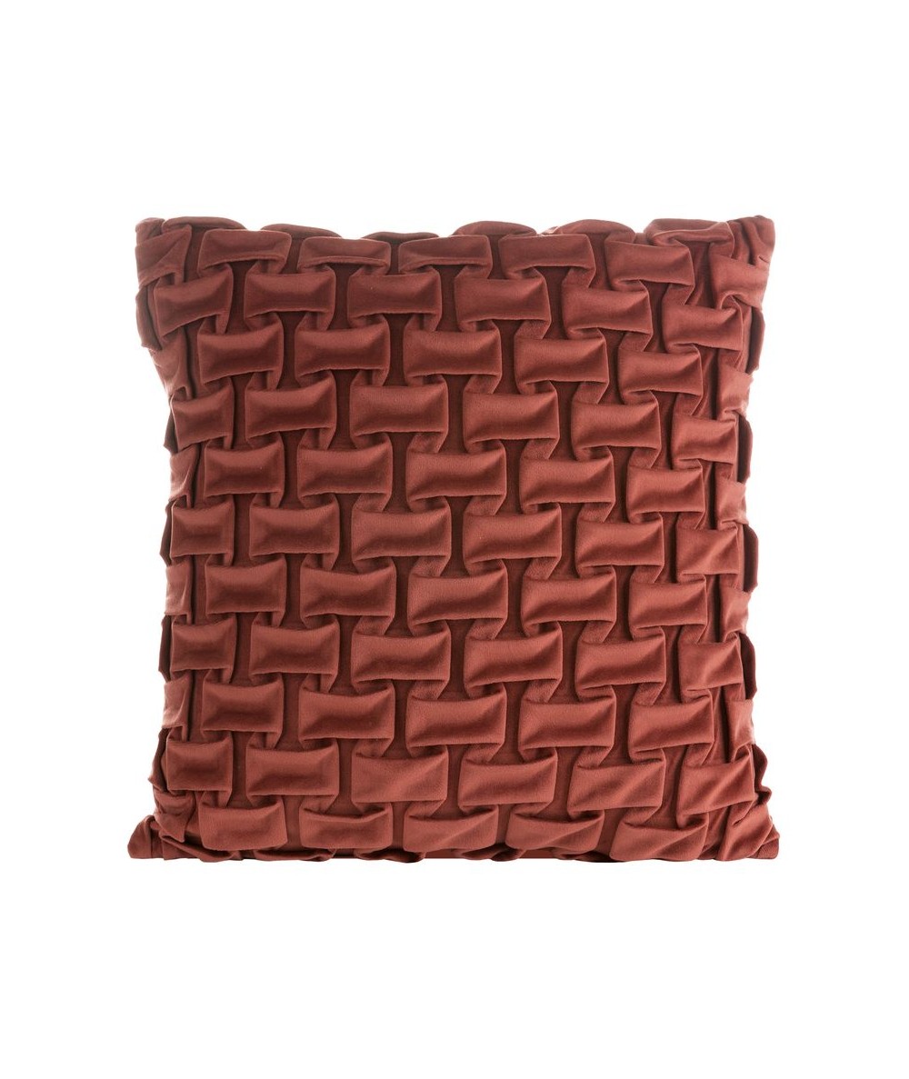 Poszewka velvet June 45x45 pomarańczowa