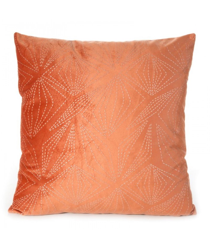 Poszewka velvet Albi 45x45 ruda/srebrna