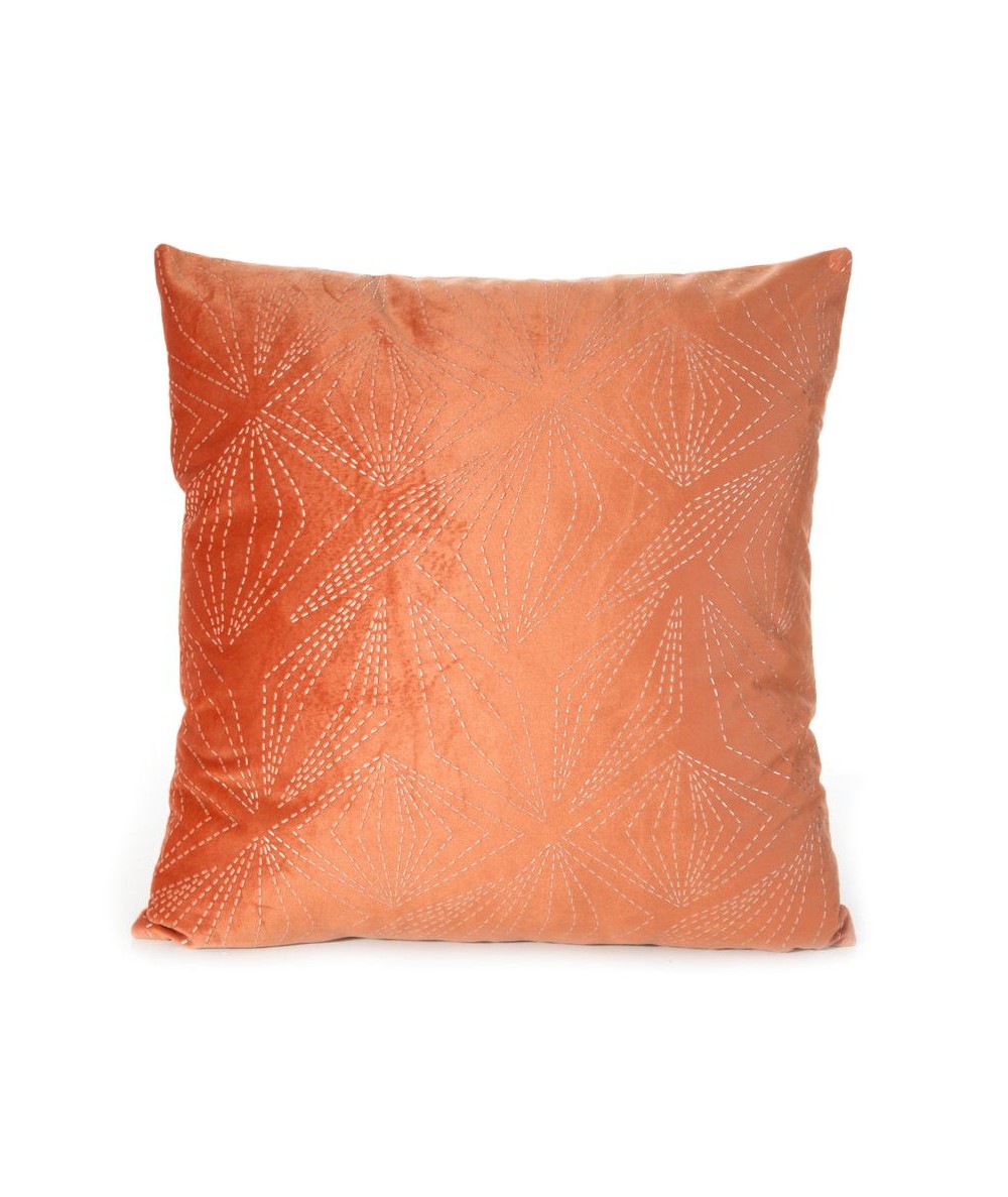 Poszewka velvet Albi 45x45 ruda/srebrna